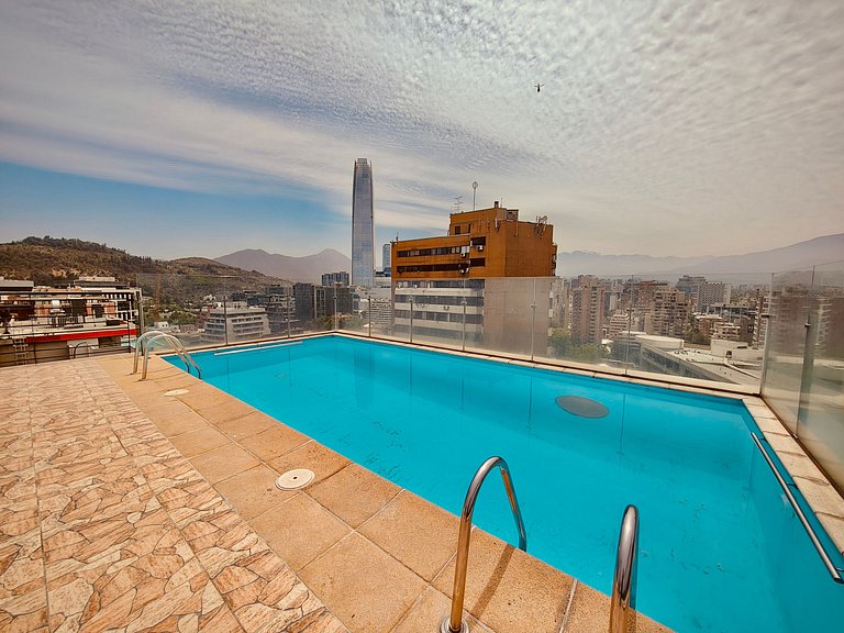 Terraza Privada | 6P/2B en Providencia costanera