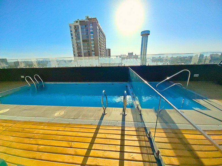 Nascer do sol nos Andes