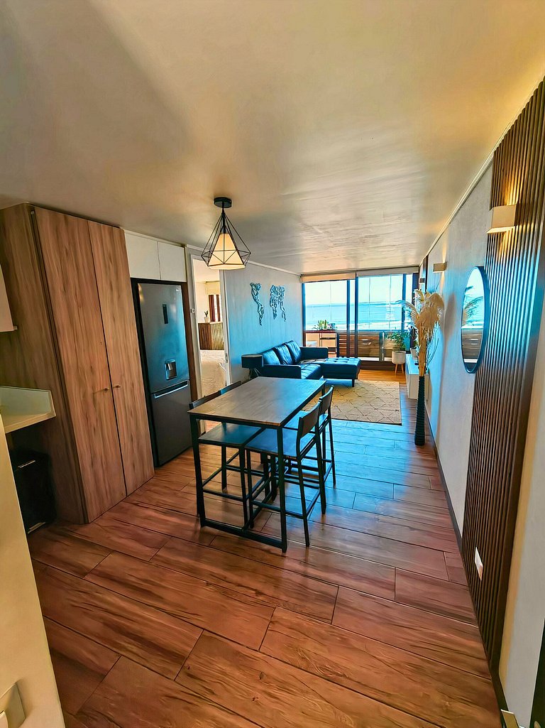 Concón - Terraço com vista para o mar