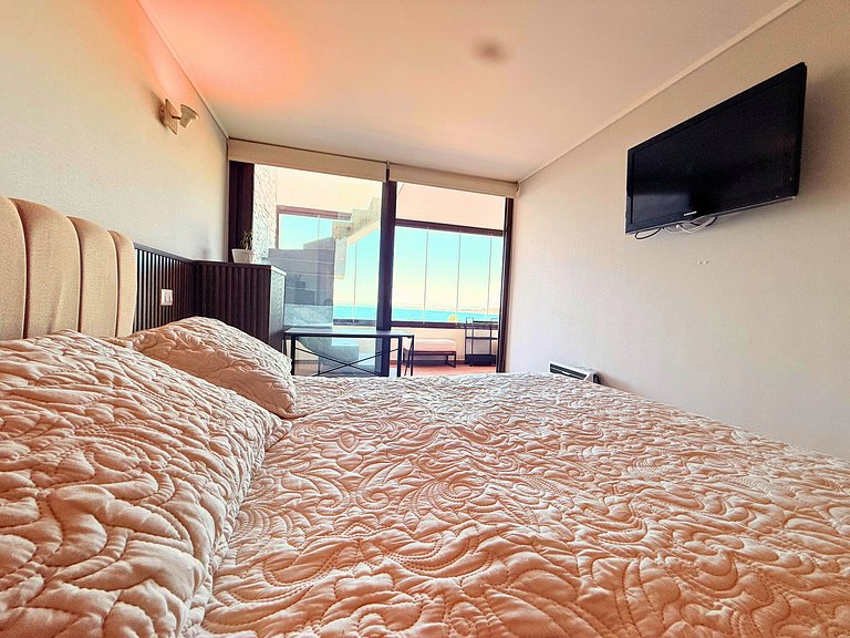 Concón - Terraço com vista para o mar